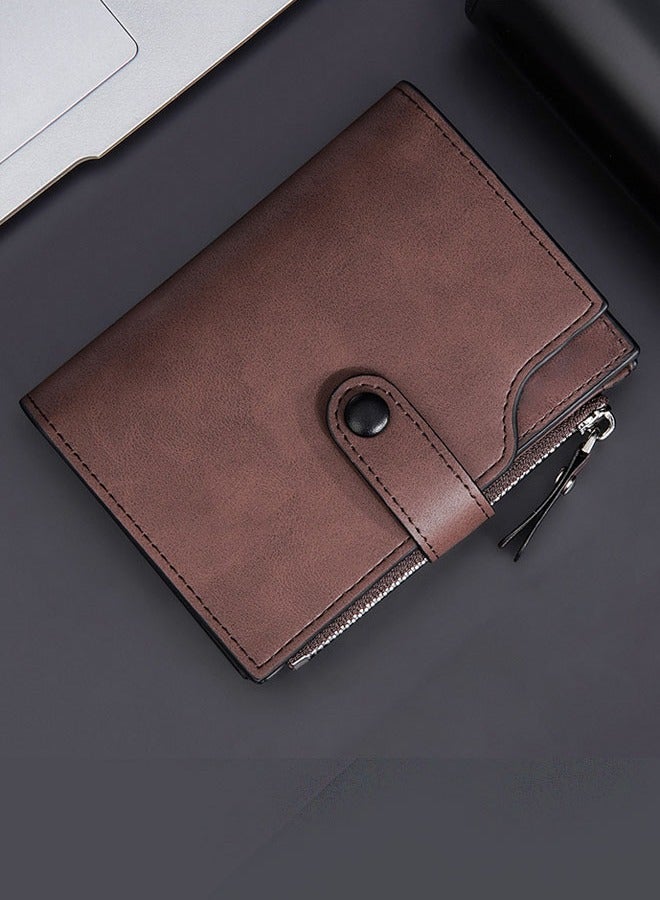 baellerry Men's Genuine Leather Wallet Universal Wallet – Slim Bifold Design, Multiple Card Slots & Cash Compartment – Stylish & Durable Gift for Him - Image 1